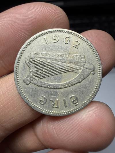 2025年集古藏今外币拍卖第二期-第8场—（总第308拍），可以寄存60天，满160元包邮。 - 1962年爱尔兰1便士