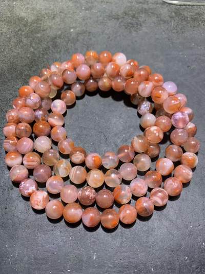 精美川料荔枝冻飘火焰纹南红玛瑙108手串一条 - 精美川料荔枝冻飘火焰纹南红玛瑙108手串一条