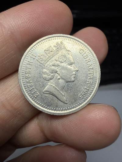 2025年集古藏今外币拍卖第二期-第8场—（总第308拍），可以寄存60天，满160元包邮。 - 1995年直布罗陀10便士