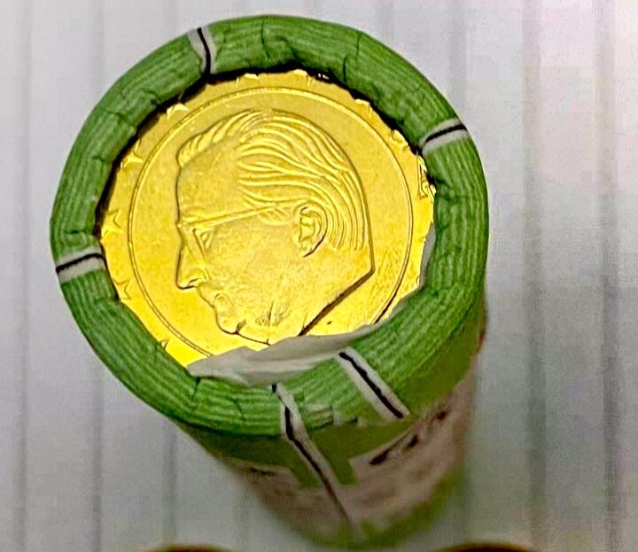 1999年比利时50欧分首发年原卷原光硬币40枚整卷