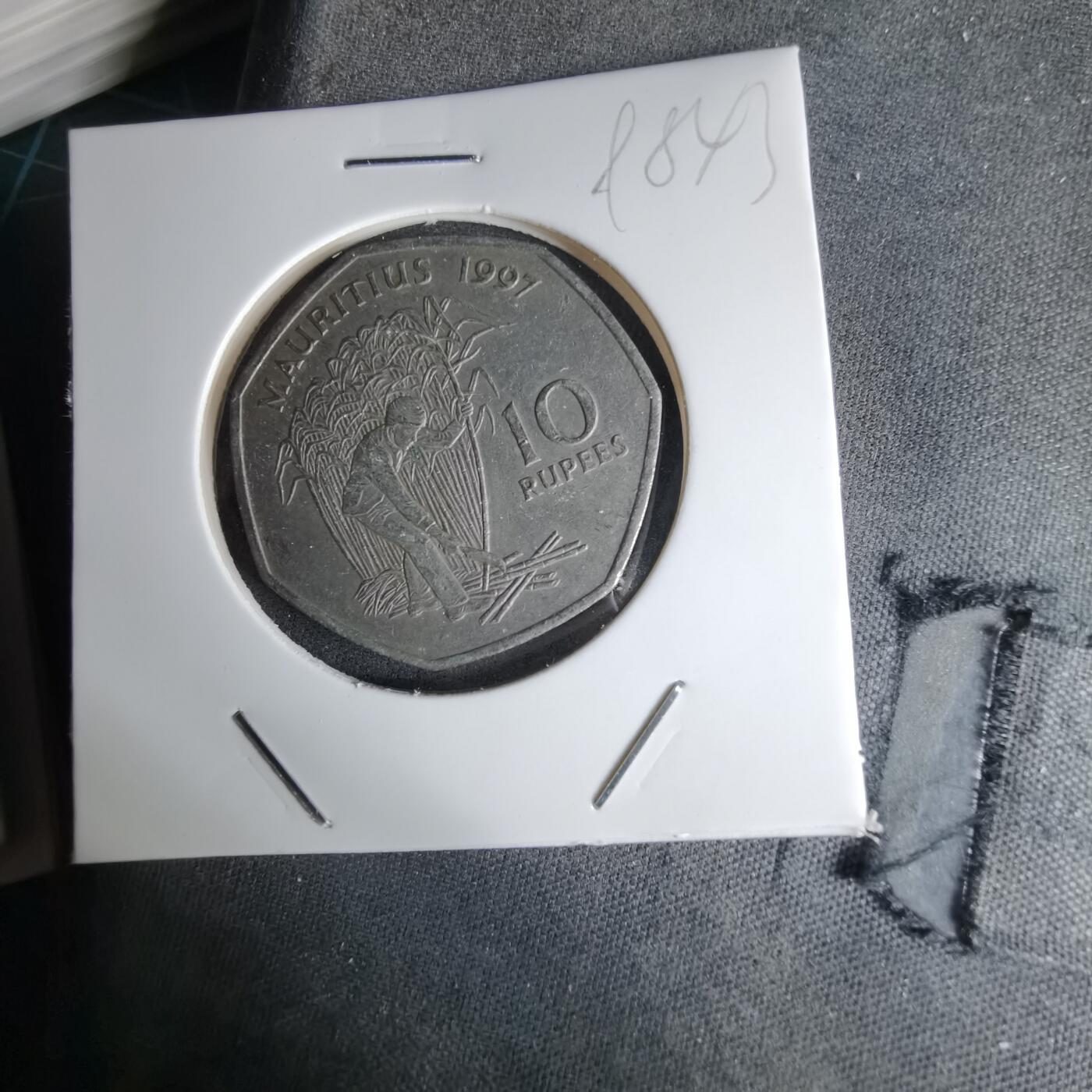 沼泽如烟--第998场 毛里求斯1997年10卢比