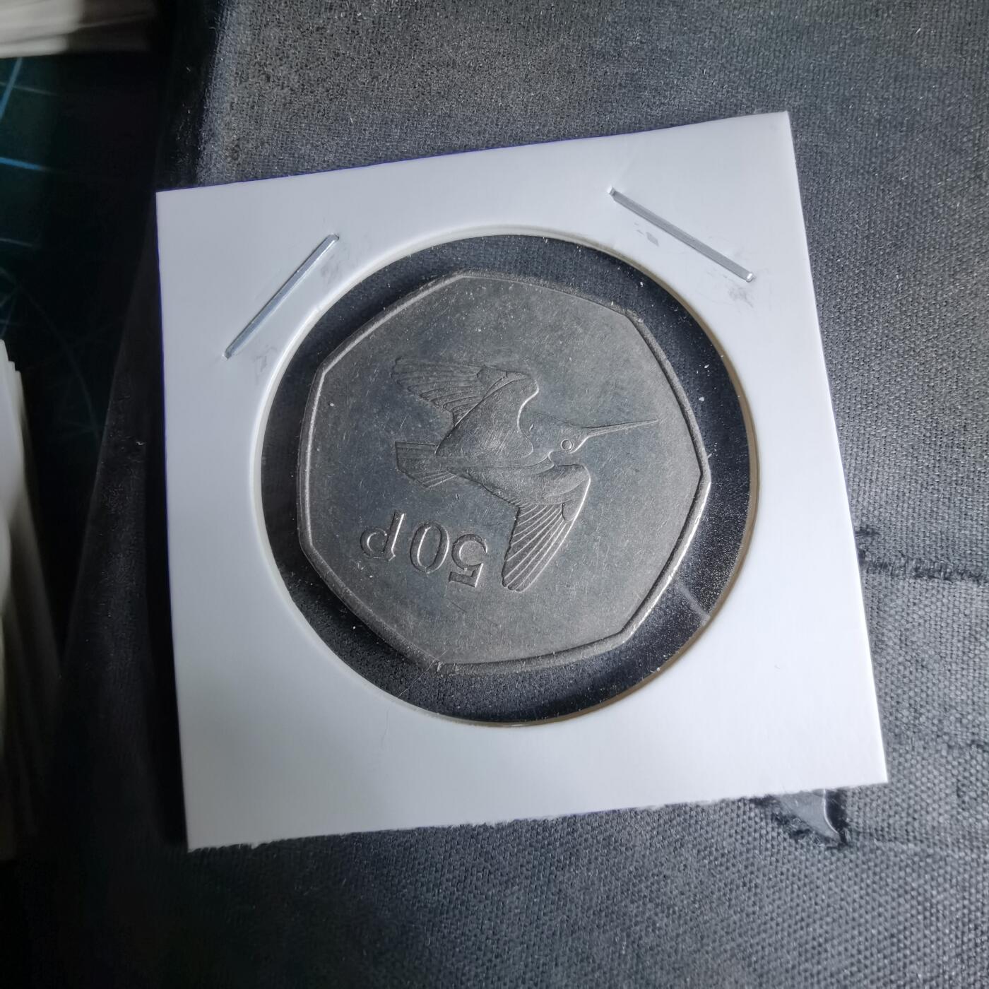 沼泽如烟--第997场 爱尔兰1970年50便士