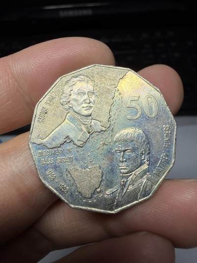 2025年集古藏今外币拍卖第二期-第8场—（总第308拍），可以寄存60天，满160元包邮。 - 1998年澳大利亚50便士