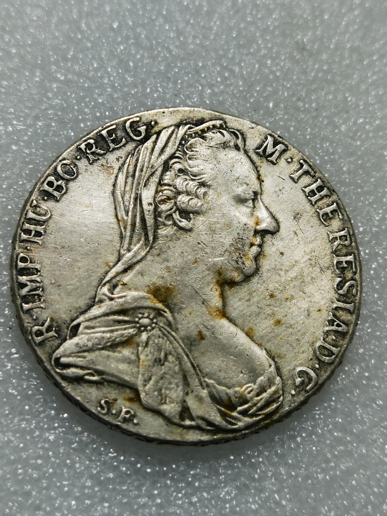 天下钱庄专场欢迎参拍 双须早期流通版奥匈帝国大奶妈银币