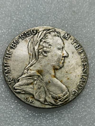 天下钱庄专场欢迎参拍 - 双须早期流通版奥匈帝国大奶妈银币