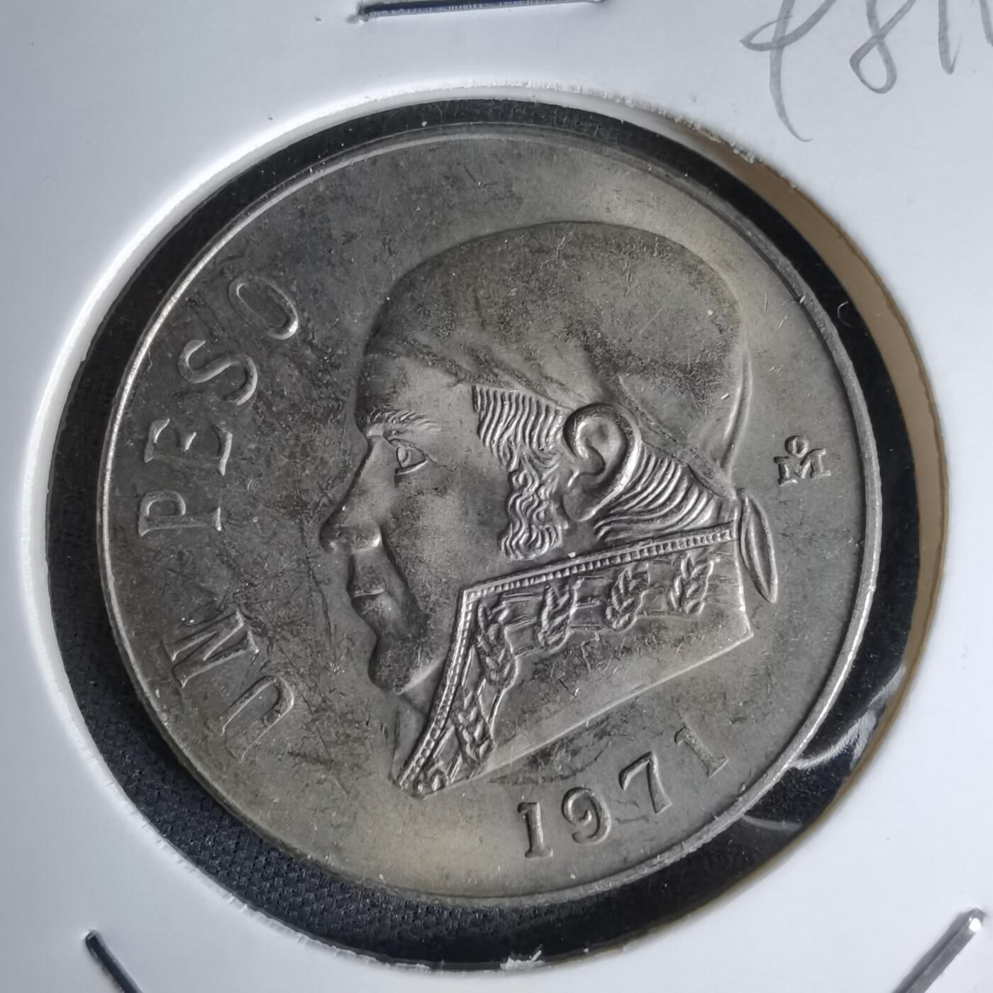 沼泽如烟--第998场 墨西哥1971年1比索