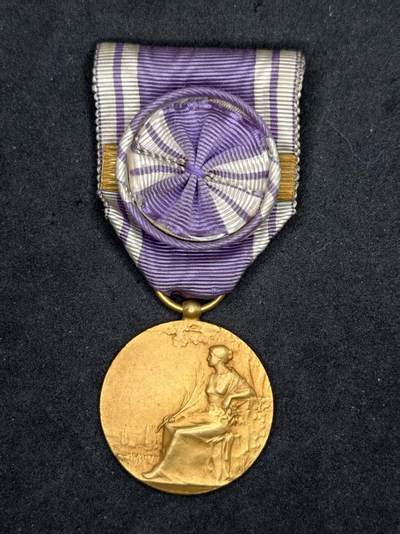 凯旋世界勋赏（持续上新中）（第22期新年大拍）（欢迎送拍）（对拍品有疑问请询问客服，不接受到手刀，出价默认拍品品相。请认真阅读拍卖规则！出价默认已认可！）（收到货请录制开箱视频，无视频概不处理问题。） - 法国志愿服务奖章