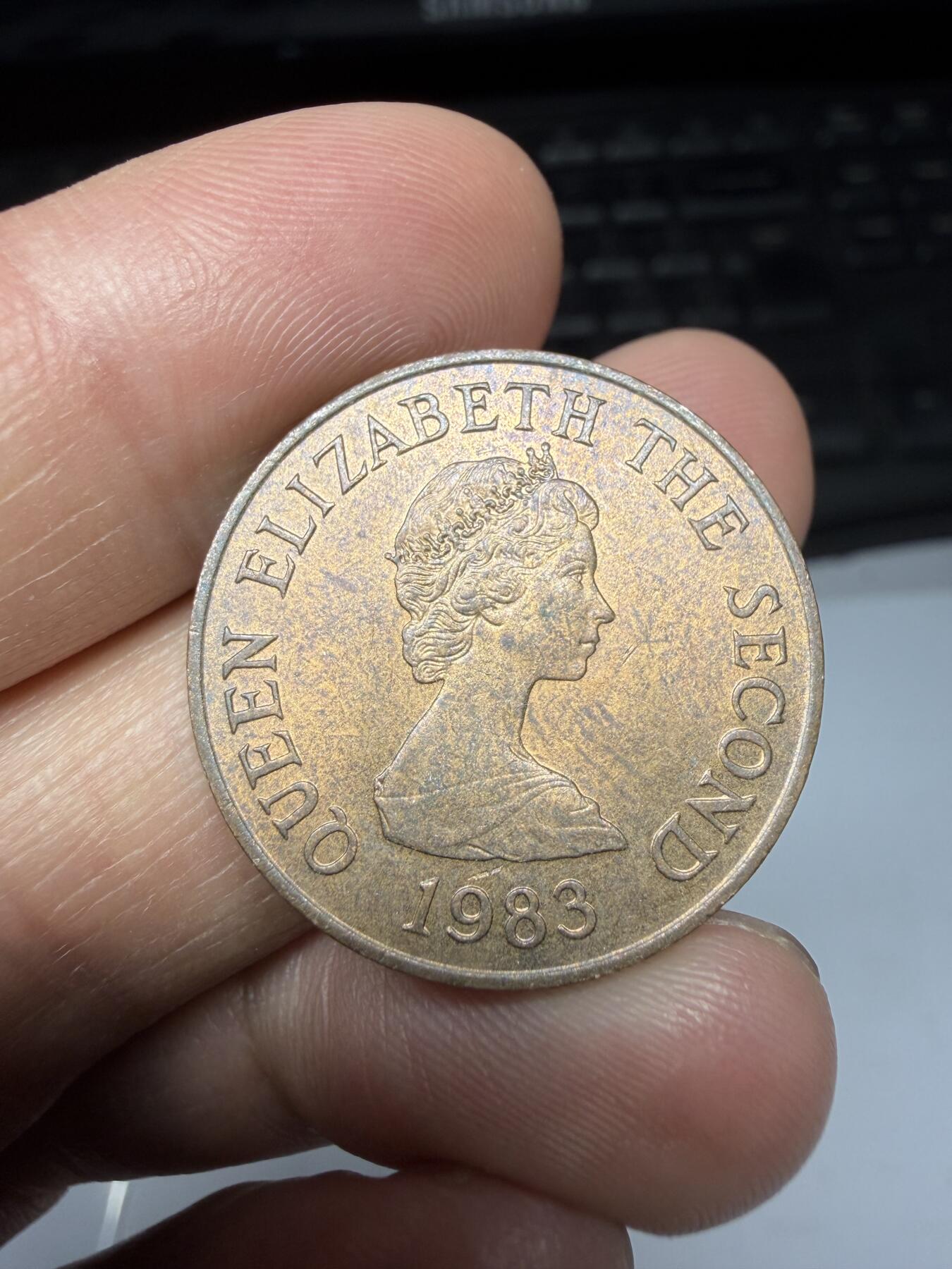 2025年集古藏今外币拍卖第二期-第8场—（总第308拍），可以寄存60天，满160元包邮。 1983年泽西2便士