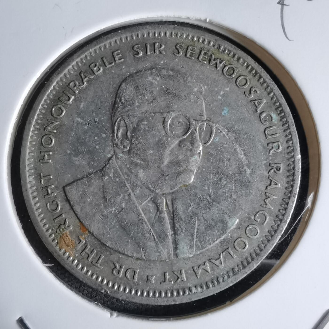 沼泽如烟--第998场 毛里求斯1993年1卢比