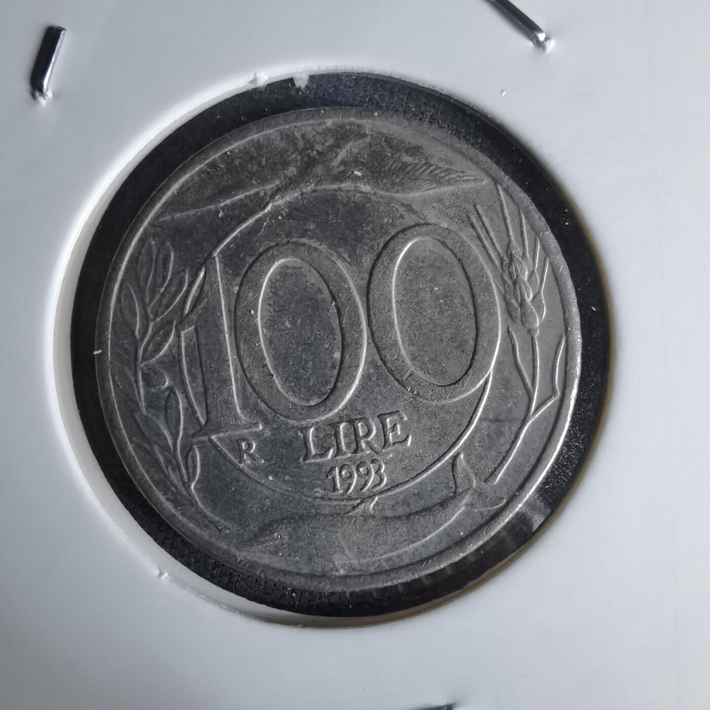 沼泽如烟--第998场 意大利1993年100里拉