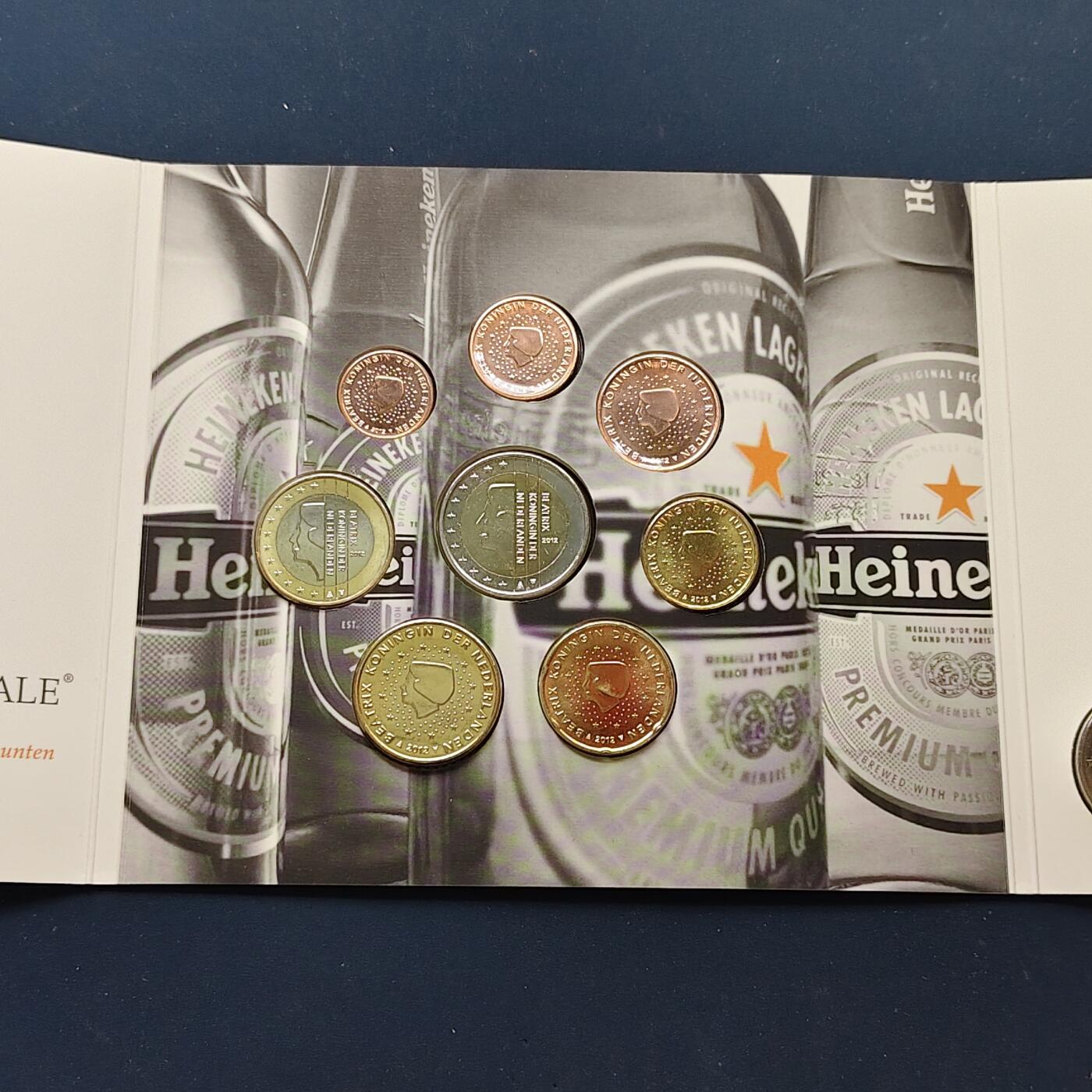 【全场包邮】纯粹捡漏拍504场-更新中 荷兰2012年官方封装套币-含2欧元欧元十周年双色纪念币