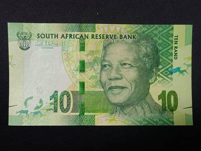 【游宝拍卖】丙午蛇马年第4期 - 南非-10兰特【曼德拉版 全新UNC 】