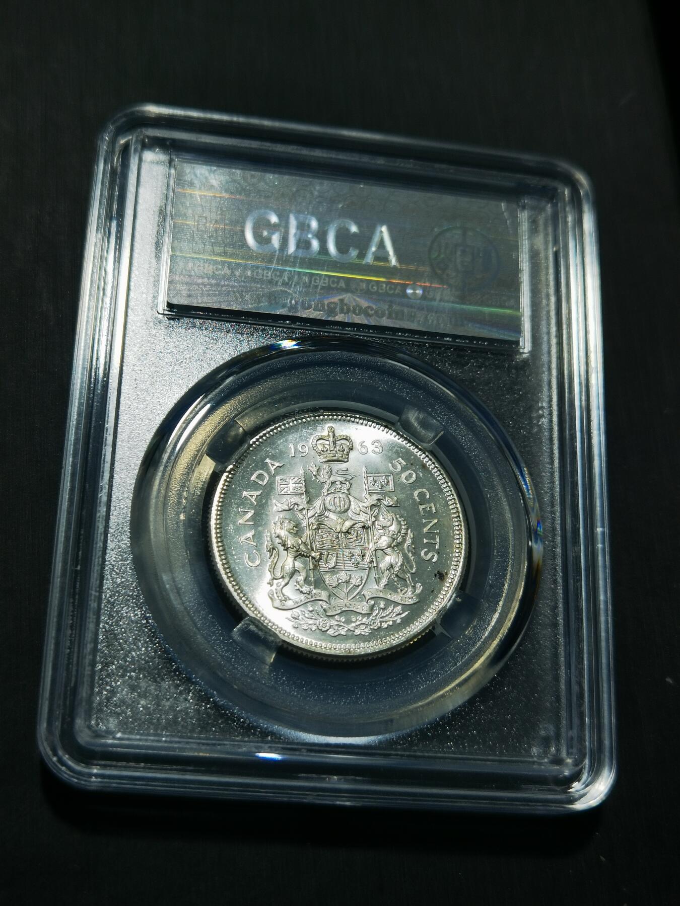 天下钱庄专场欢迎参拍 加拿大伊丽莎白半圆银币