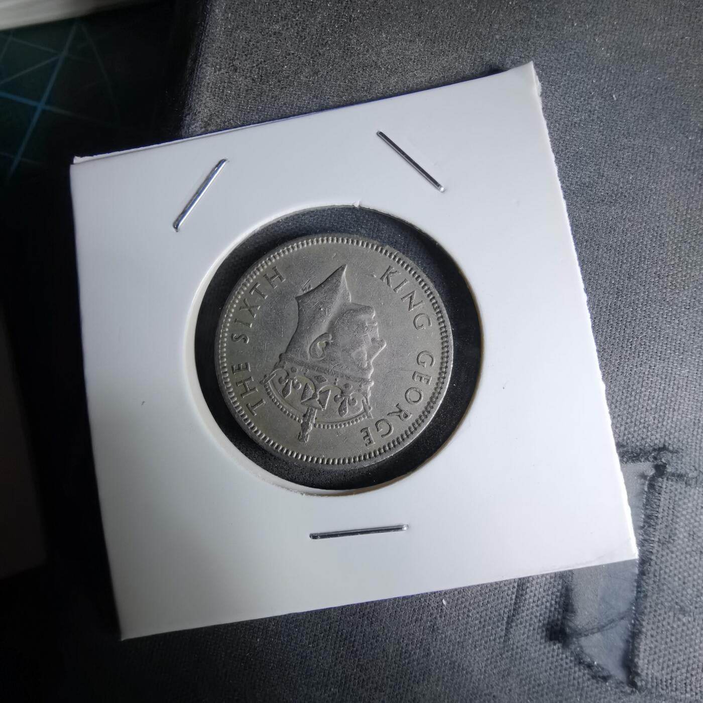 沼泽如烟--第998场 毛里求斯1951年半卢比