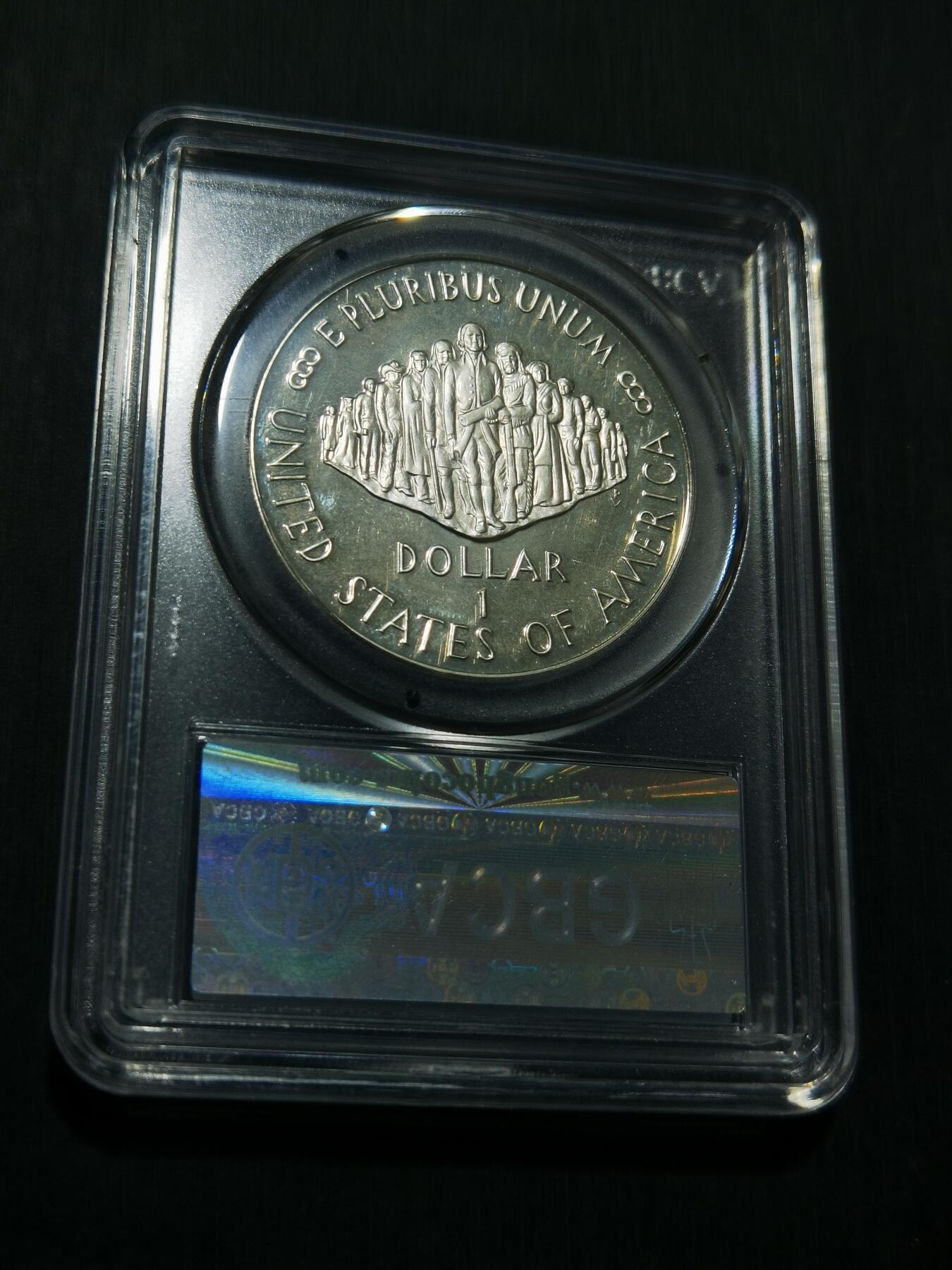 天下钱庄专场欢迎参拍 美国宪法200周年一美元银币