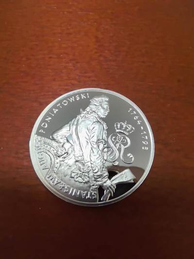 长老汇马年精选第一场拍卖 -  2005波兰法国元帅波尼亚托斯基10兹罗提精制银币，14.18克925银