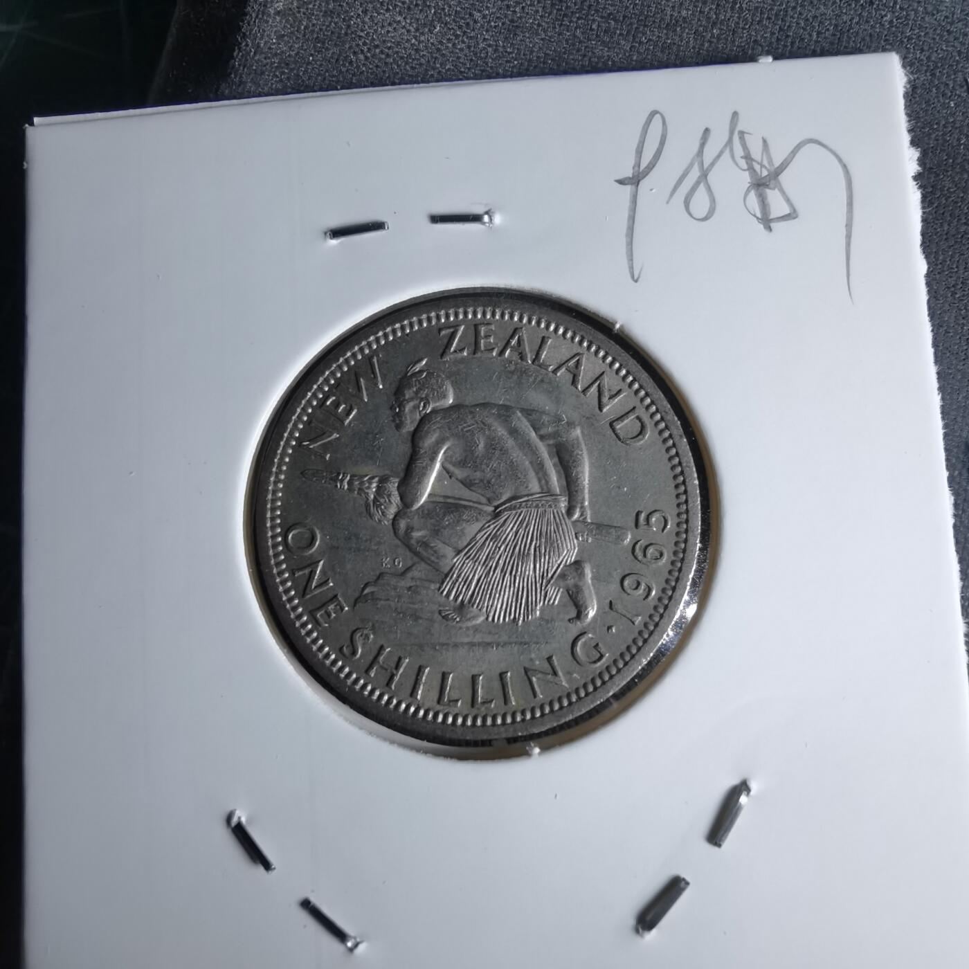 沼泽如烟--第998场 新西兰1965年1先令