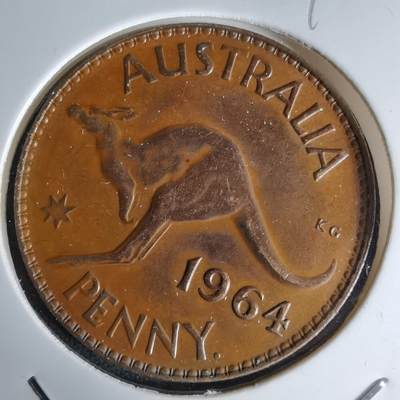 沼泽如烟--第998场 - 澳大利亚1964年1便士