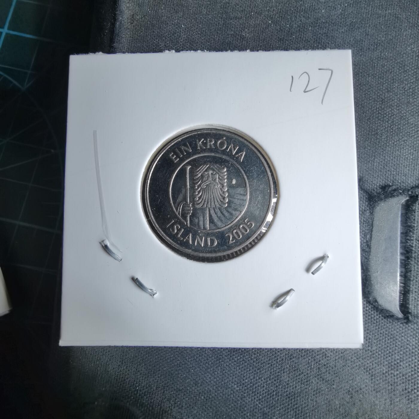 沼泽如烟--第997场 冰岛2005年1克朗