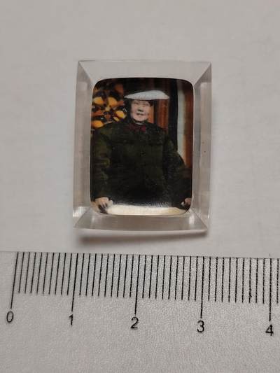 布加迪🐬～世界钱币(上海)🌾第 275 期 /  像章专场 - 手工自制章～毛主席照片 9