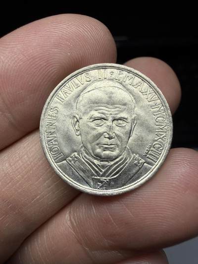 2025年集古藏今外币拍卖第二期-第8场—（总第308拍），可以寄存60天，满160元包邮。 - 梵蒂冈100里拉