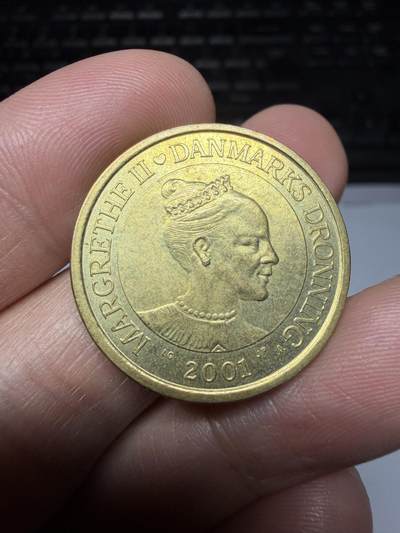 2025年集古藏今外币拍卖第二期-第8场—（总第308拍），可以寄存60天，满160元包邮。 - 2001年丹麦20克朗