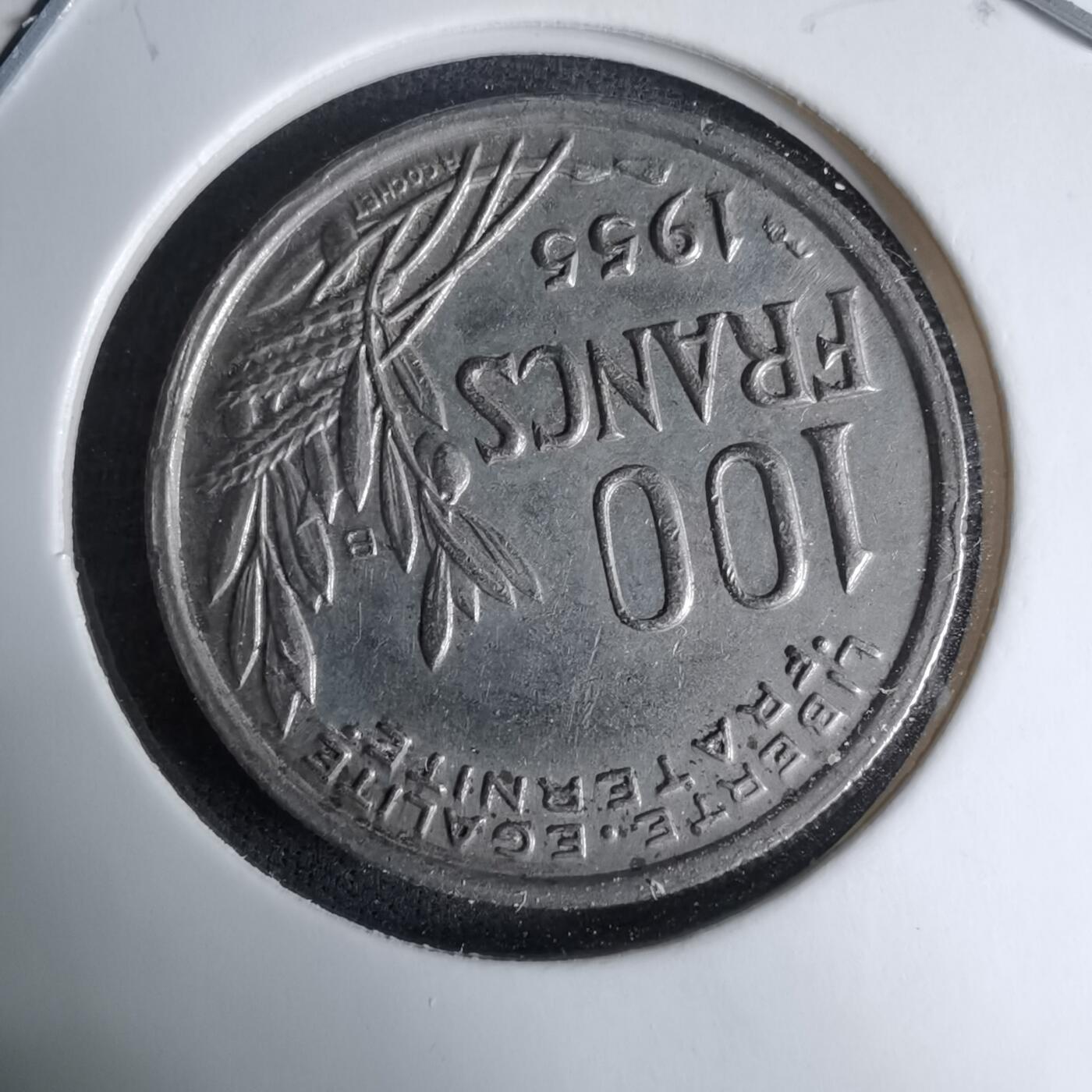 沼泽如烟--第997场 法国1955年100法郎