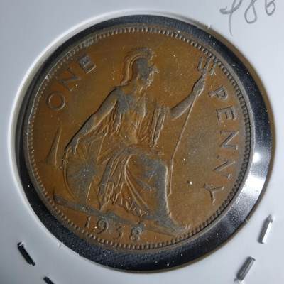 沼泽如烟--第998场 - 英国1938年1便士