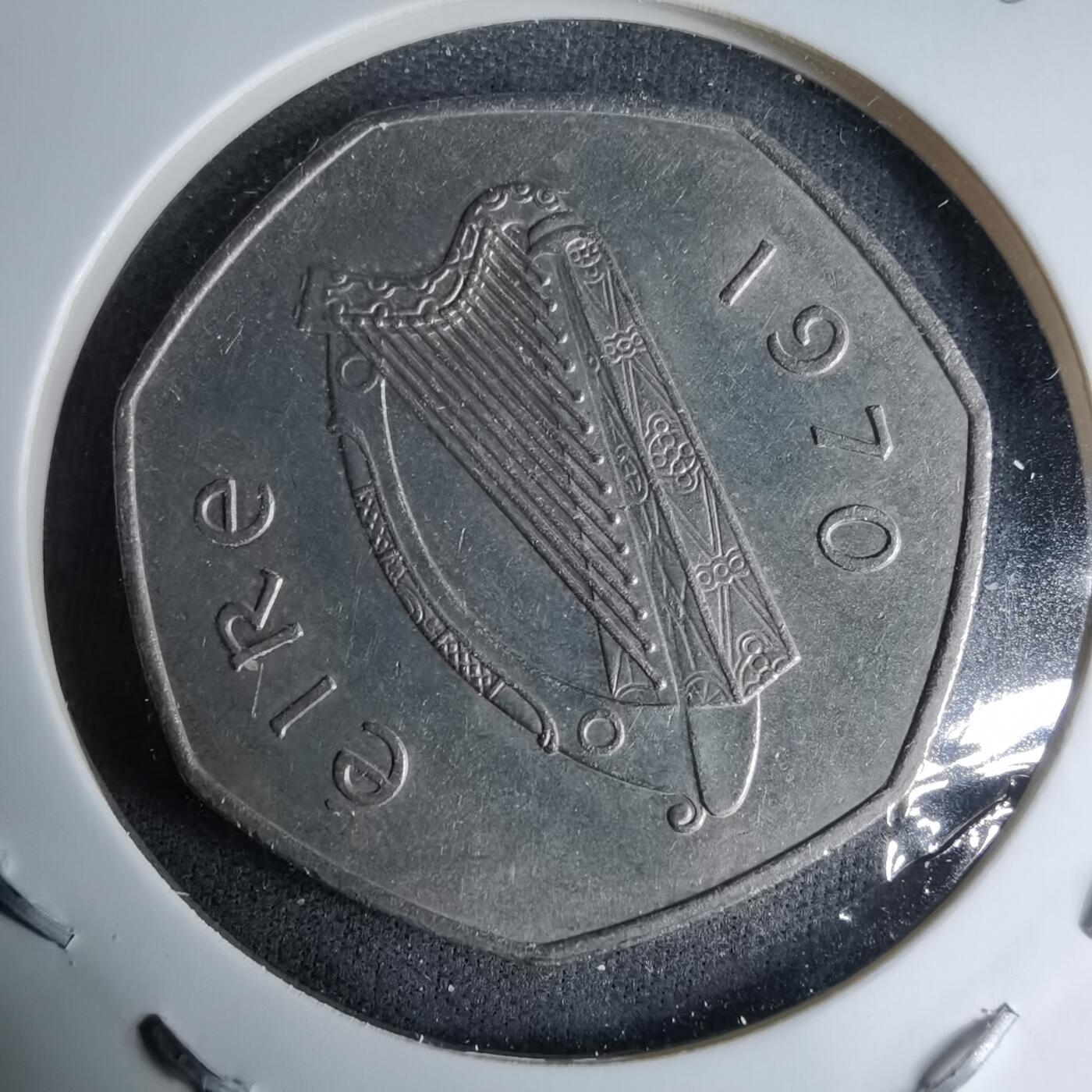 沼泽如烟--第997场 爱尔兰1970年50便士