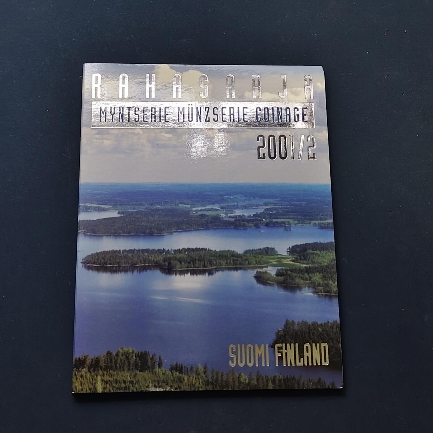 【全场包邮】纯粹捡漏拍504场-更新中 芬兰2001年铸币史系列官方套币-含马克创始人斯内尔曼纪念章