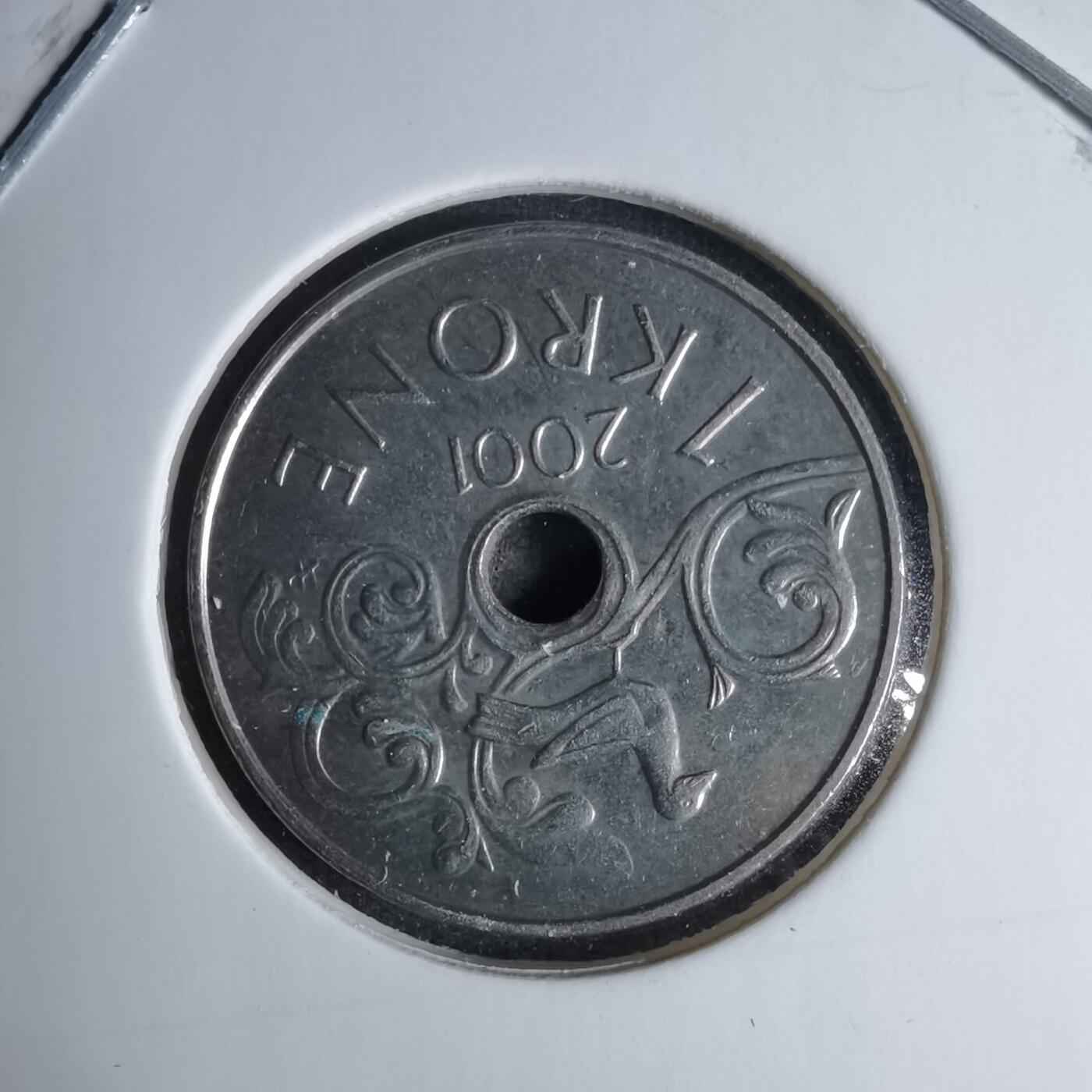 沼泽如烟--第997场 挪威2001年1克朗