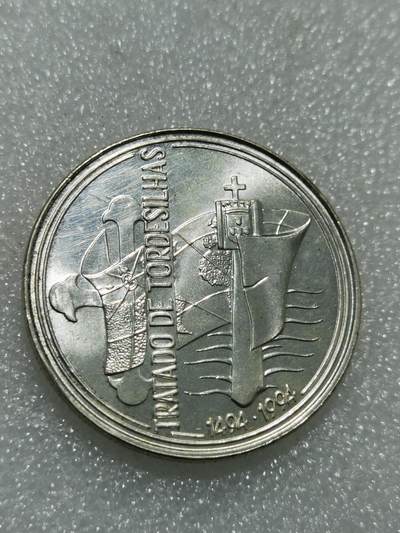 天下钱庄专场欢迎参拍 - 葡萄牙1000埃斯库多银币