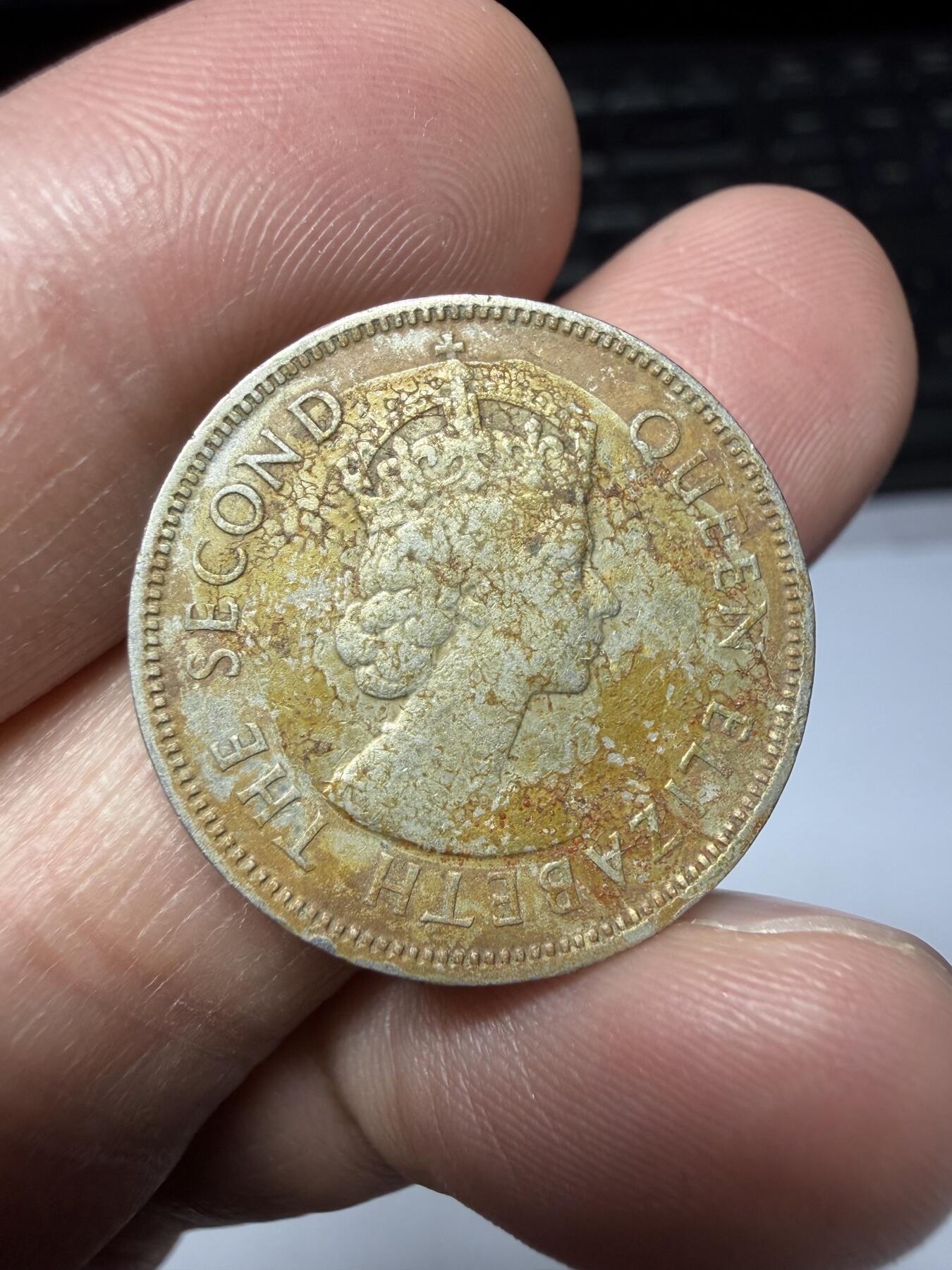 2025年集古藏今外币拍卖第二期-第8场—（总第308拍），可以寄存60天，满160元包邮。 196毛里求斯半卢比