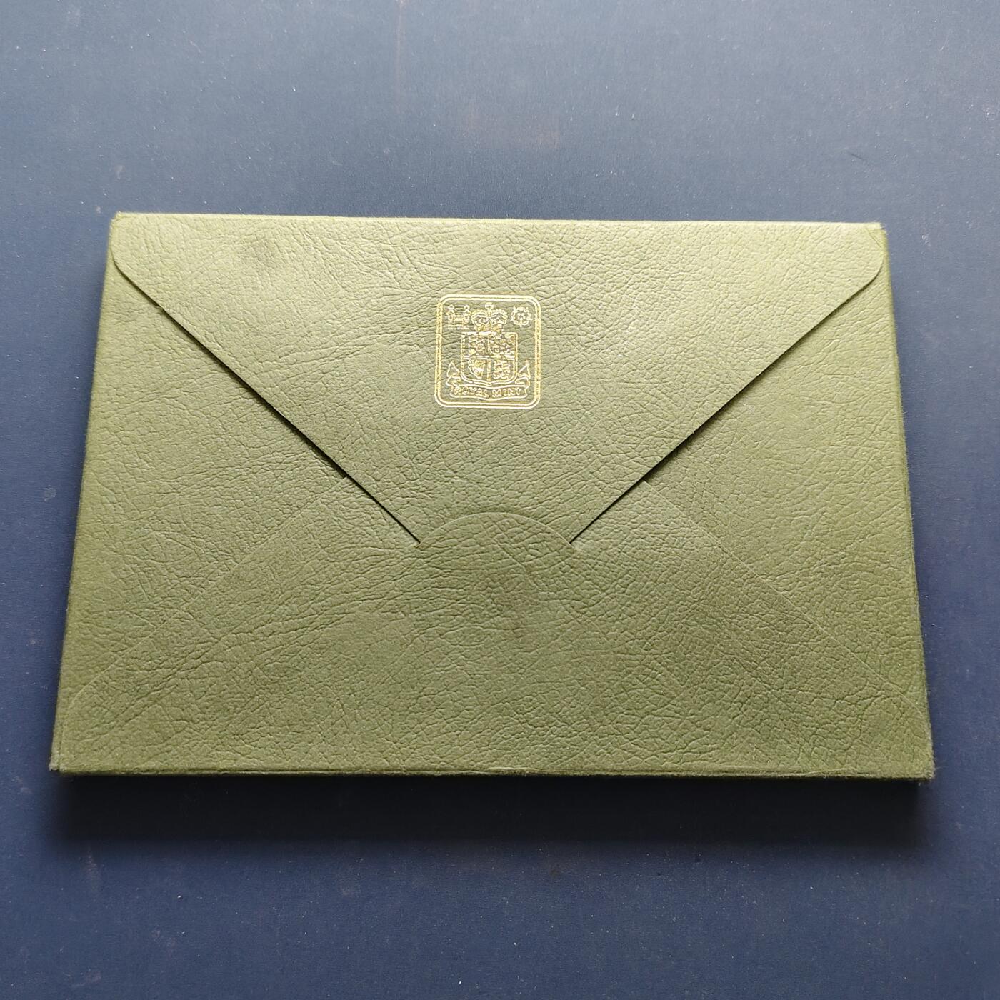 【全场包邮】纯粹捡漏拍505场 塞浦路斯1982年（1977-1982年）皇家厂经典信封装官方精制套币-含500米尔赫拉克勒斯和尼米亚狮子银币-PS14a