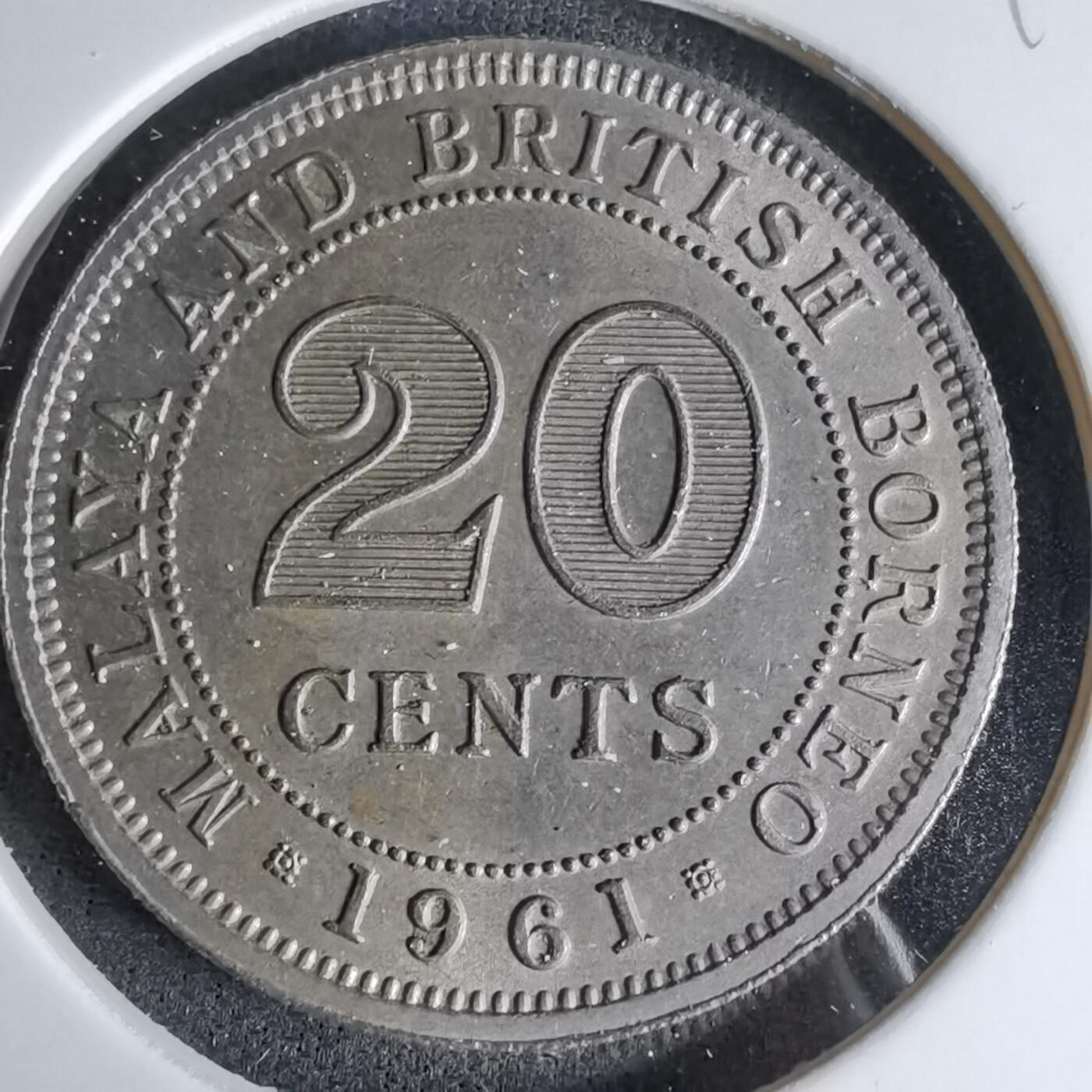 沼泽如烟--第998场 英属马来亚婆罗洲1961年20分