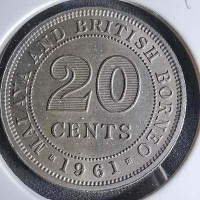 沼泽如烟--第998场 - 英属马来亚婆罗洲1961年20分