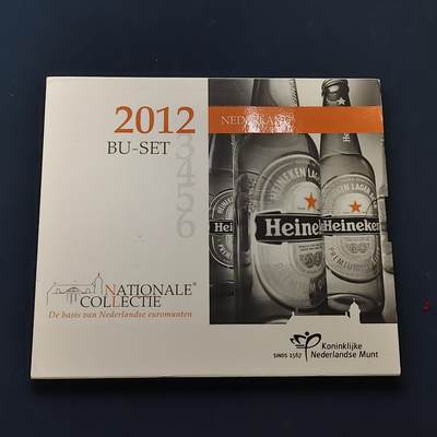 【全场包邮】纯粹捡漏拍504场 - 荷兰2012年官方封装套币-含2欧元欧元十周年双色纪念币