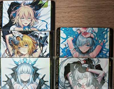 花开卡拍第61期（3月7号周六截拍，品控勿拍!!!拍品不寄存，运费5元（新疆需补运费差价或顺丰到付），自制卡难免瑕疵，可能存在轻微撞角爆边等出厂瑕疵，品控介意勿拍！） - 补丁卡牌 光崎FGO抱枕套星沙彩闪