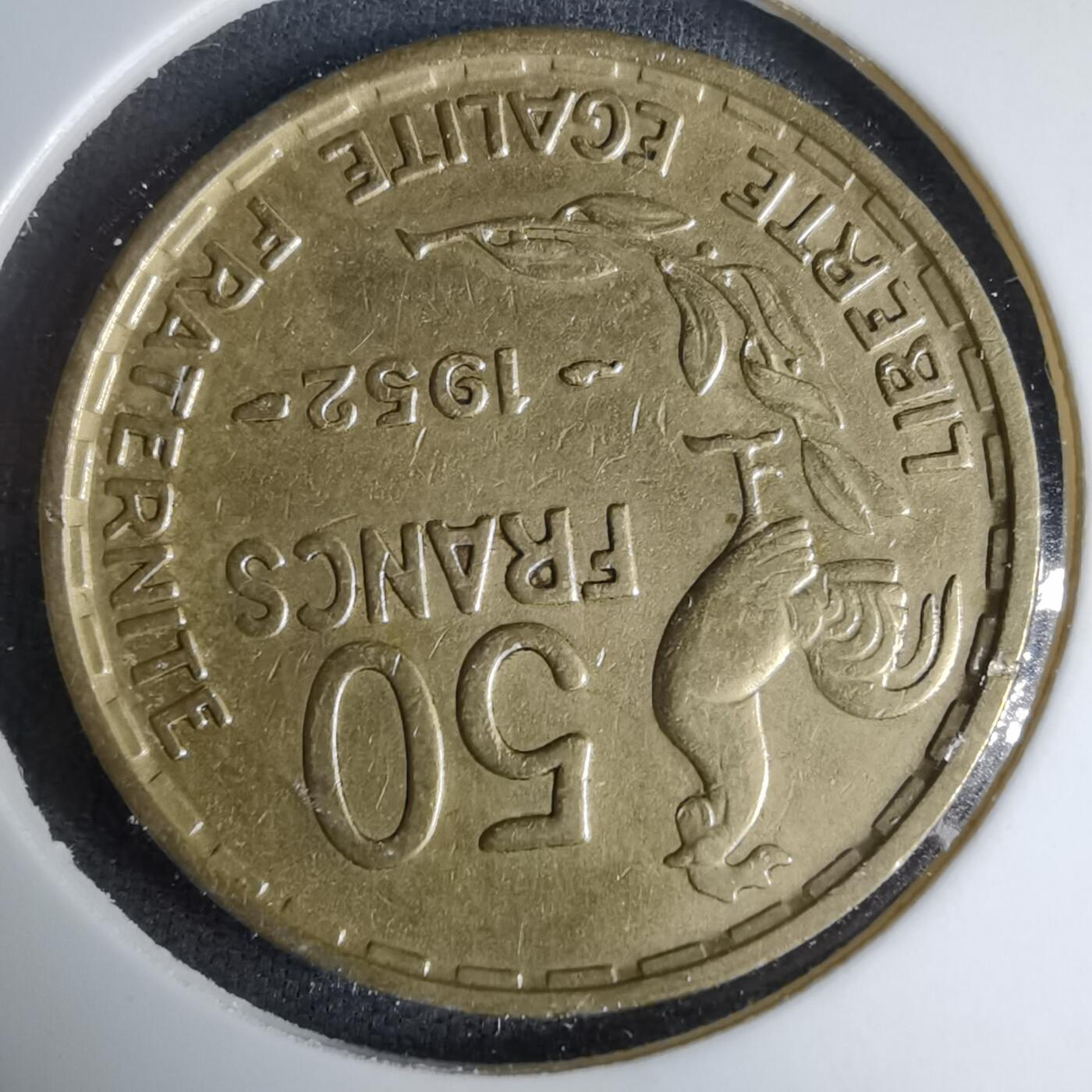 沼泽如烟--第997场 法国1952年50法郎