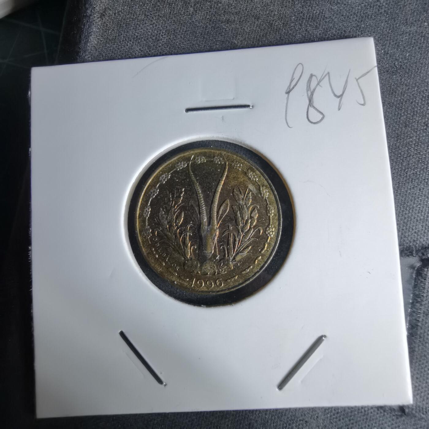 沼泽如烟--第998场 西非1996年5法郎