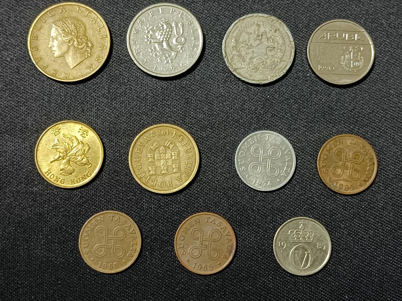 【游宝拍卖】丙午蛇马年第4期 世界各国硬币 流通品 11枚