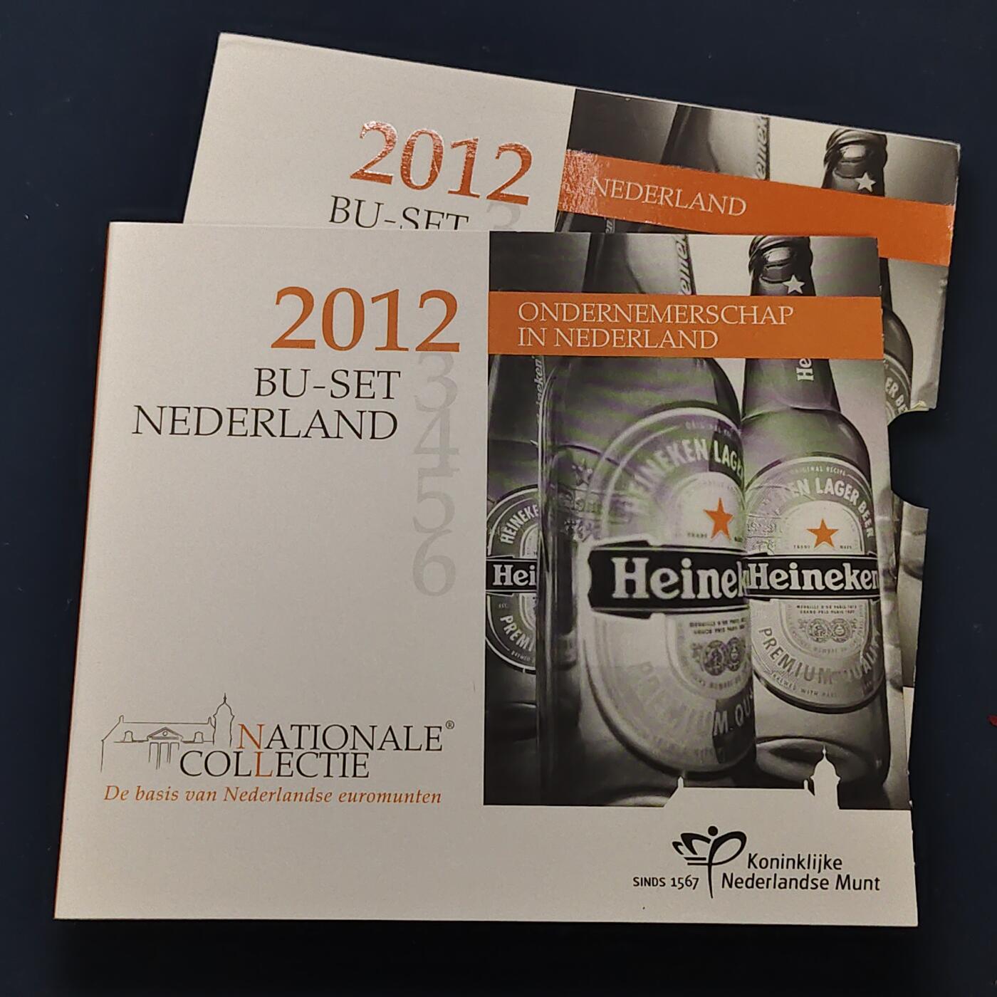 【全场包邮】纯粹捡漏拍504场-更新中 荷兰2012年官方封装套币-含2欧元欧元十周年双色纪念币