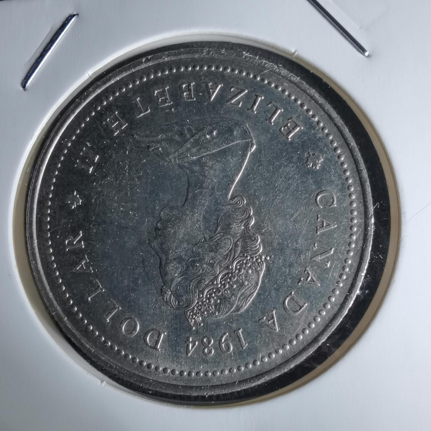 沼泽如烟--第998场 加拿大1984年一元纪念币