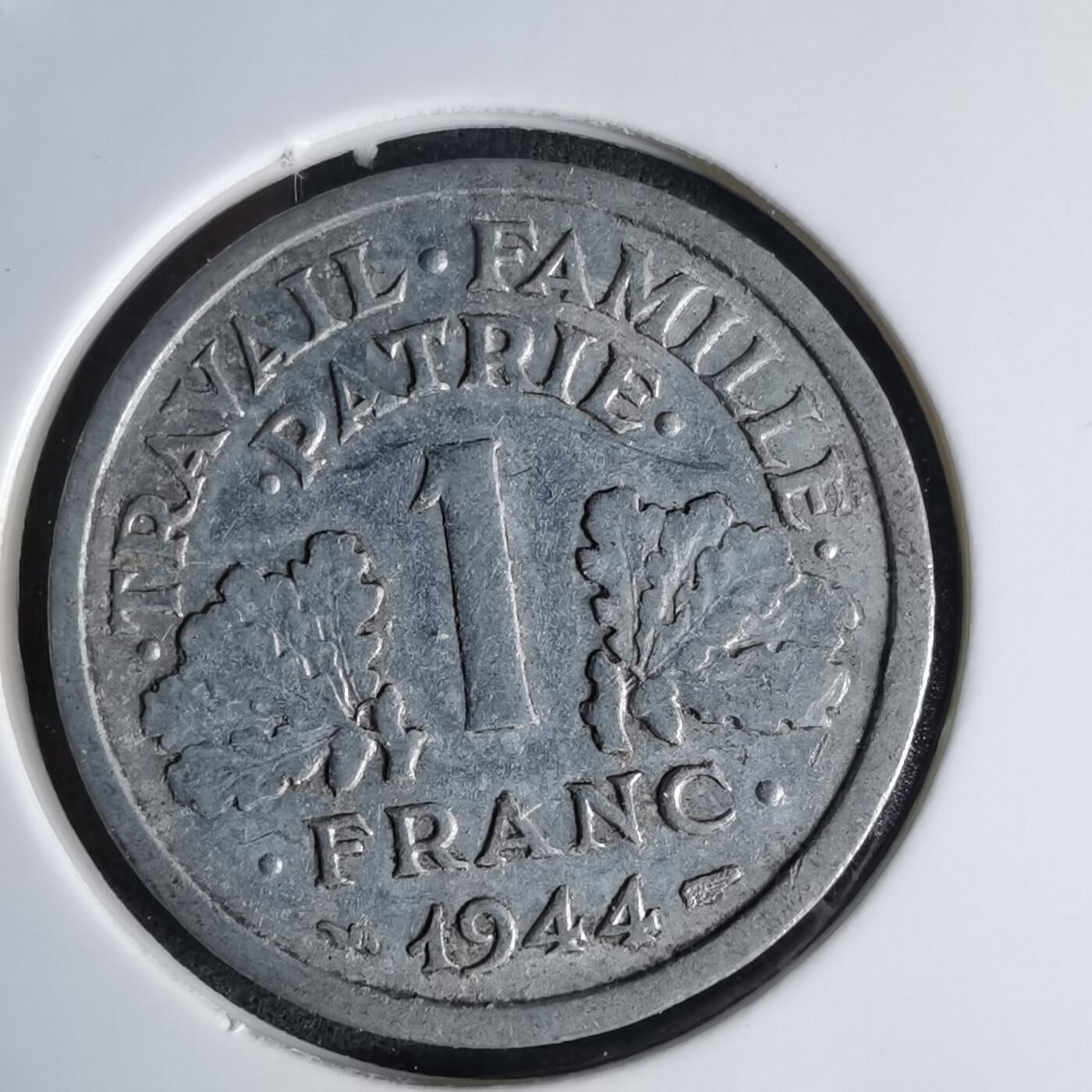 沼泽如烟--第998场 法国1944年1法郎