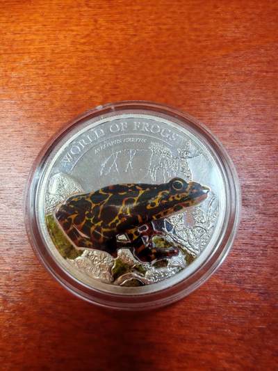 长老汇马年精选第一场拍卖 - 2011帕劳世界青蛙彩色2元精制银币2，15.57克925银，发行500枚