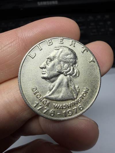 2025年集古藏今外币拍卖第二期-第8场—（总第308拍），可以寄存60天，满160元包邮。 - 美国纪念章，直径30毫米