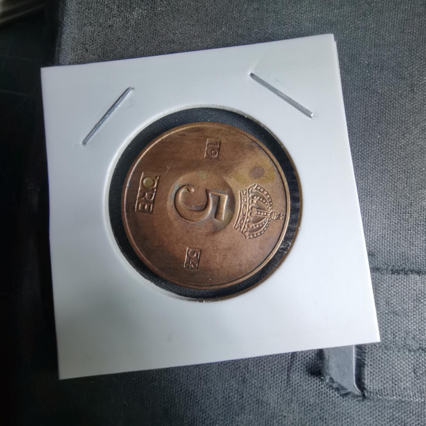 沼泽如烟--第997场 瑞典1954年5欧尔