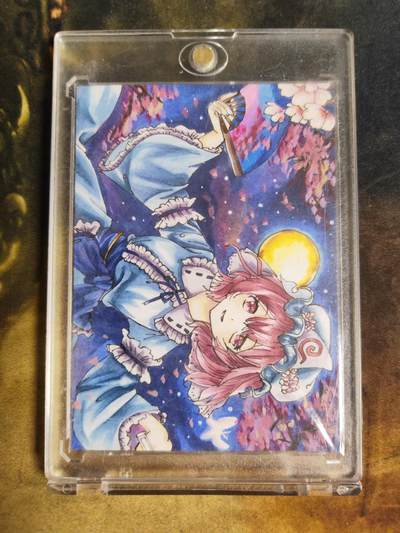 阳大大卡牌拍卖第101期（持续收拍品，周五晚上九点截拍，进群福利早知道） - 【手绘卡】四季女神 Jeff 樱花飞舞