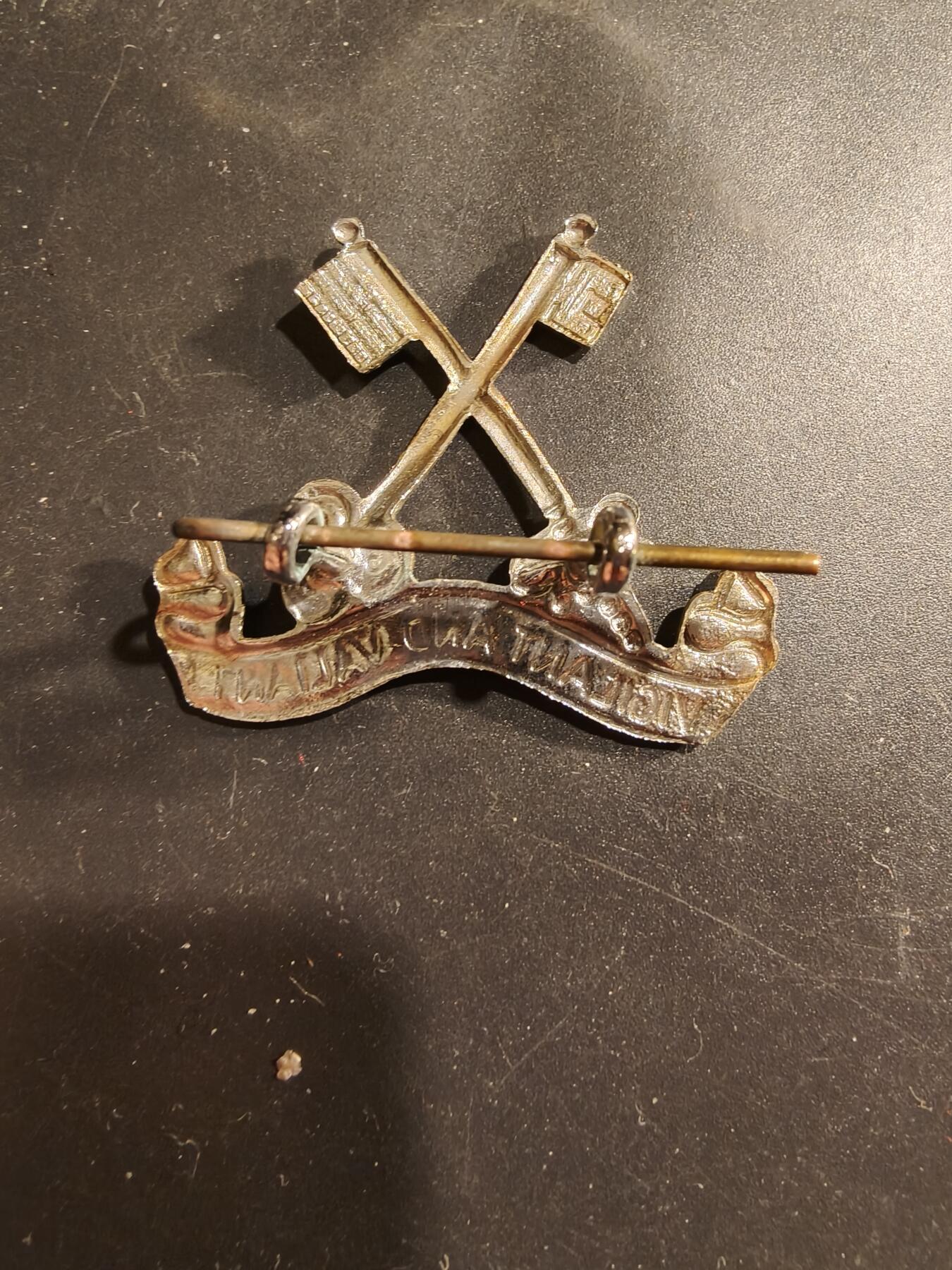 老王徽章第183期 英联邦南非第3步兵团帽徽    一战时期