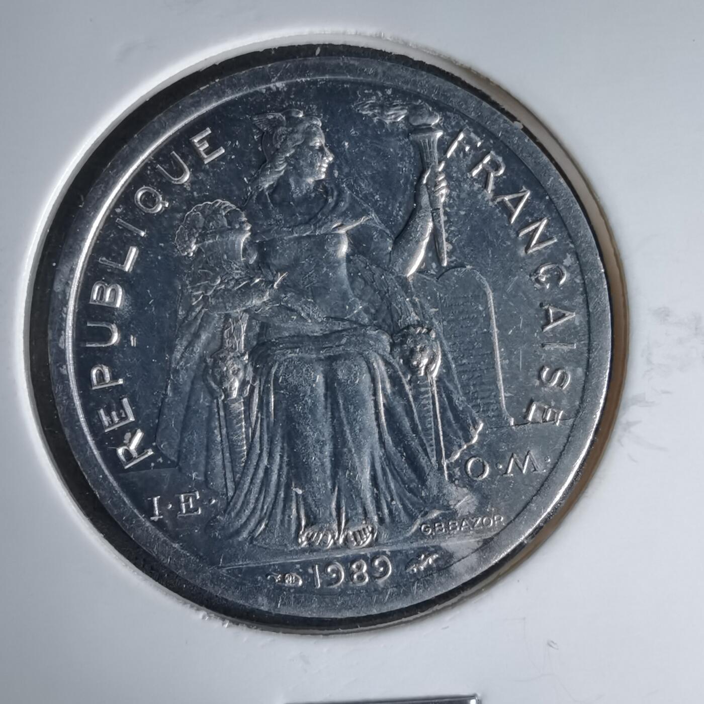 沼泽如烟--第999场 法属新喀里多尼亚1989年2法郎